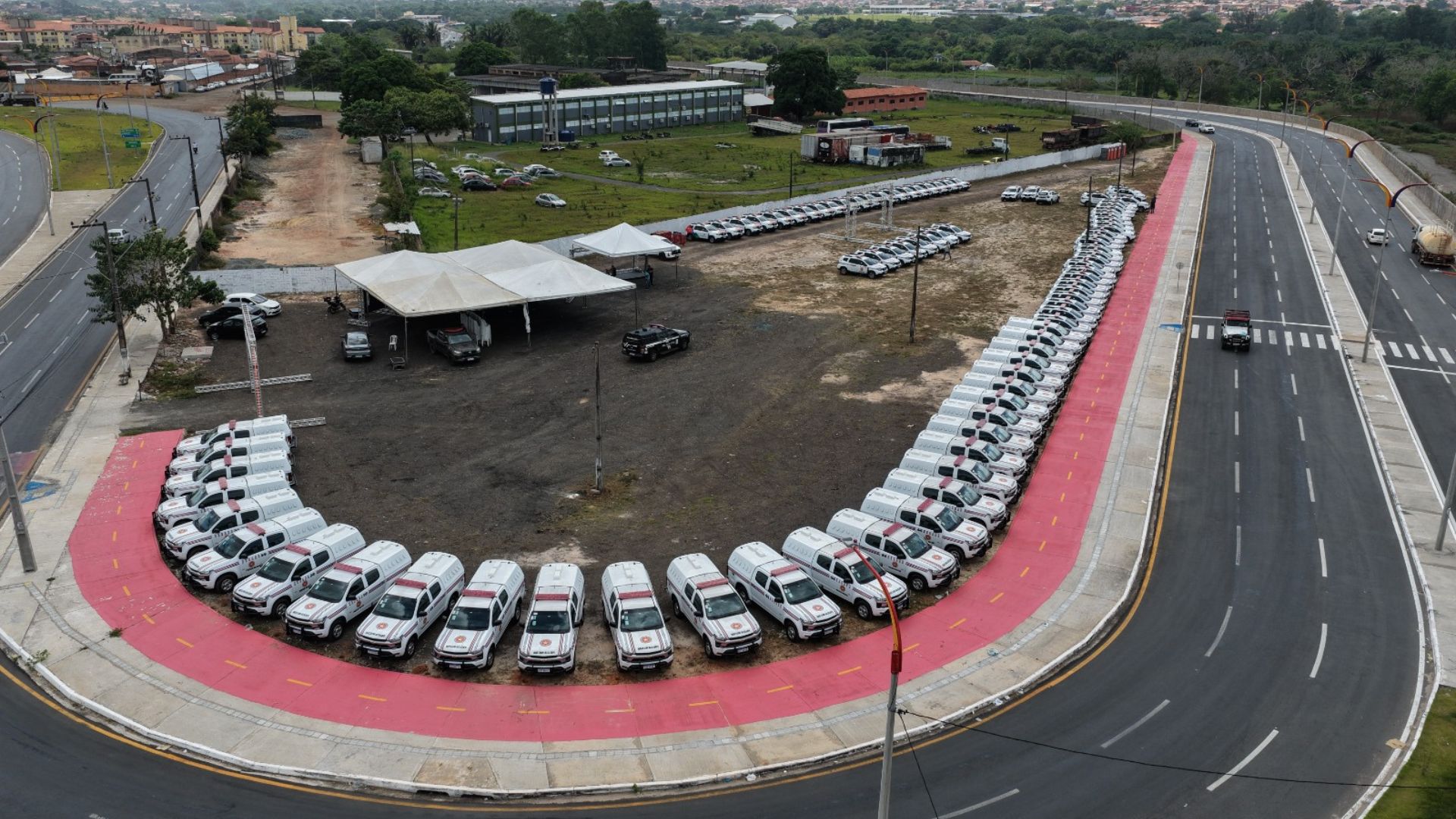 VÍDEO: Mais de 100 viaturas são entregues para reforçar policiamento em 19 cidades do MA